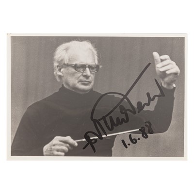 Lot 87 - Autograph Collection.- Musicians
