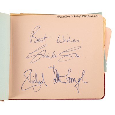 Lot 53 - Autograph Album.- Vintage Actors & Entertainers