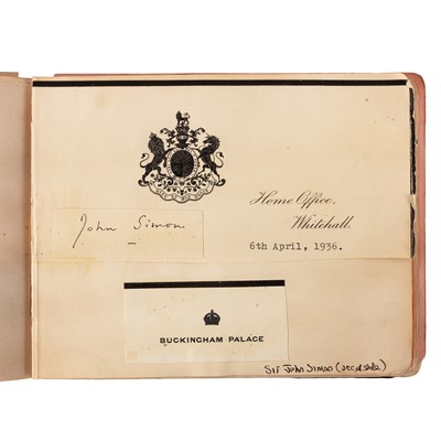 Lot 50 - Autograph Album.- Miscellaneous