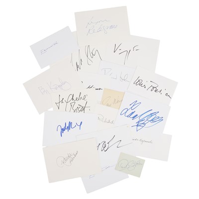 Lot 57 - Autograph Collection.- Actors & Authors
