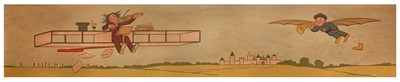Lot 322 - Nursery Aviation posters.[In the style of John Hassall] x 4. n.d. [1910?]