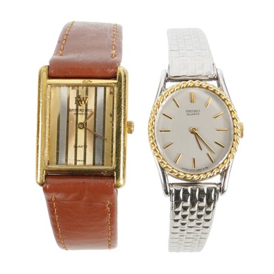 Lot 518 - Two Watches - Raymond Weil & Seiko