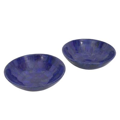 Lot 371 - A set of two Lapis Lazuli bowls
