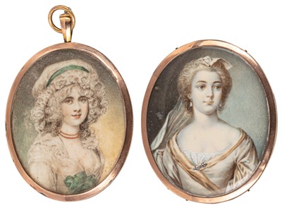 Lot 182 - Follower of Samuel Shelley (British, 1750/56-1808)