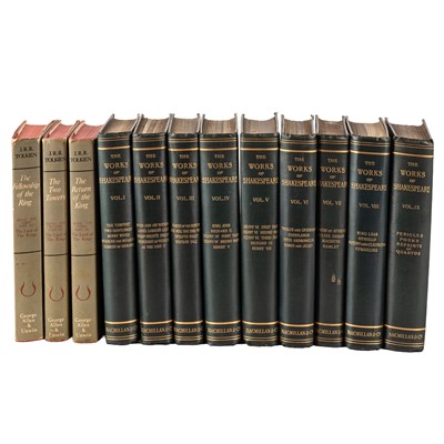 Lot 237 - Tolkien. Lord of the Rings, 2nd ed. 1966 & Shakespeare Works.