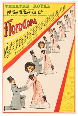 Lot 297 - Florodora: A group of four posters for the Edwardian musical comedy