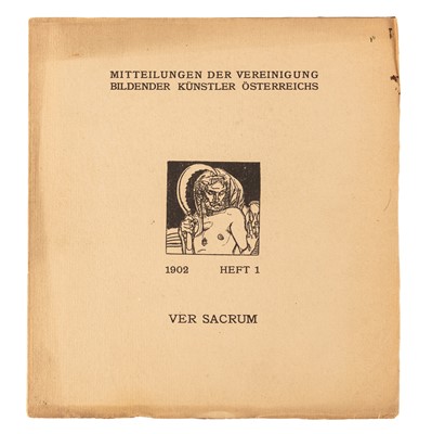 Lot 217 - Ver Sacrum Kalender 1902 Heft 1.