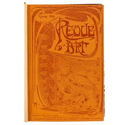 Lot 199 - Guimard. Revue D'Art 1899 - 1900