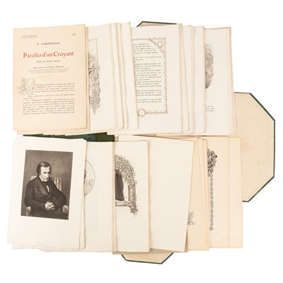 Lot 213 - Schwabe. Lamennais. Paroles d’un Croyant, 1908.