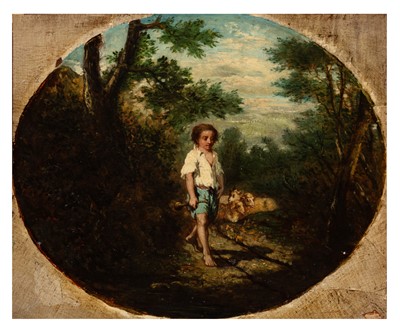 Lot 80 - Circle of Charles Emile Jacque (French, 1813-1894)