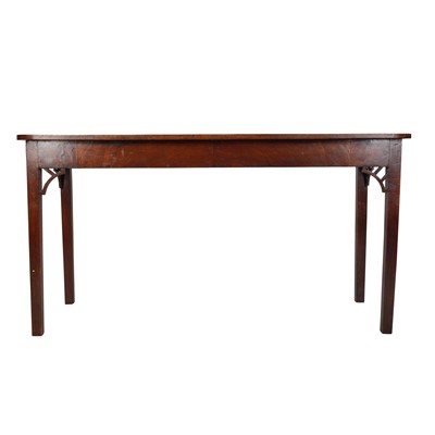 Lot 30 - George III mahogany serving table