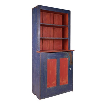 Lot 61 - A Provincial painted pine dresser, probably Swedish
