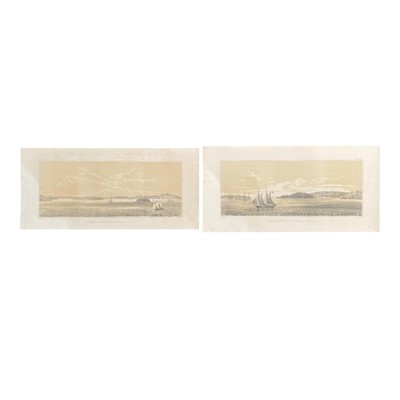 Lot 105 - Menard (Romuald Georges) Vue de Sydney et de l'entree de la riviere de Paramatta (1ere. & 2eme. feuille)