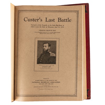 Lot 124 - Custer. 150th Anniversary of Custer’s Last Stand…. June 25th, 1876