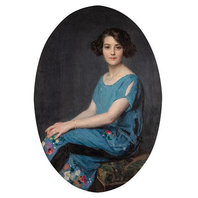 Lot 166 - Jules-Alexandre Grün (French, 1868-1938)