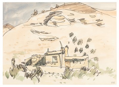 Lot 103 - Sir Kyffin Williams O.B.E. R.A. (British, 1918-2006)
