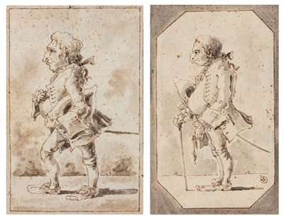 Lot 21 - Manner of Giovanni Domenico Tiepolo (Italian, 1727-1804)