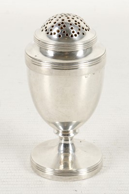 Lot 329 - An antique, George III sterling silver...