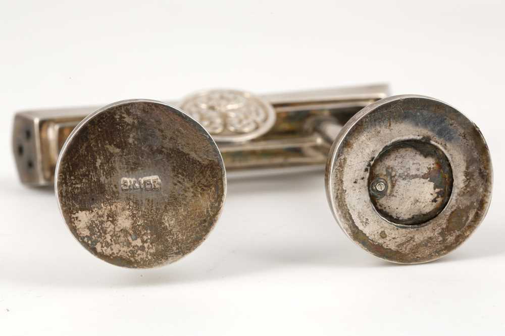 Lot 277 Pair of vintage Japanese silver novelty salt