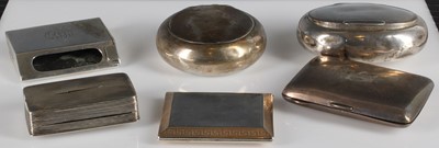 Lot 26 - A collection of small silver items, incl....