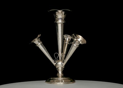 Lot 264 - Antique George V Sterling Silver epergne by...