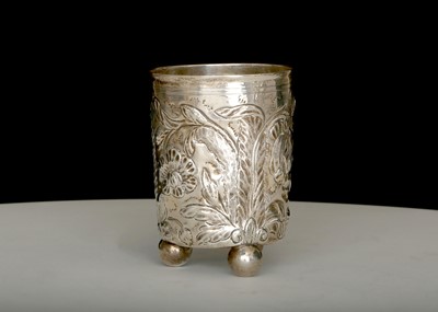 Lot 311 - Antique 19th Century French .950 Silver beaker...