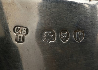 Lot 313 - Antique Victorian Sterling Silver tea caddy by...