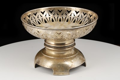 Lot 167 - Antique Austro-Hungarian Silver fruit bowl on...