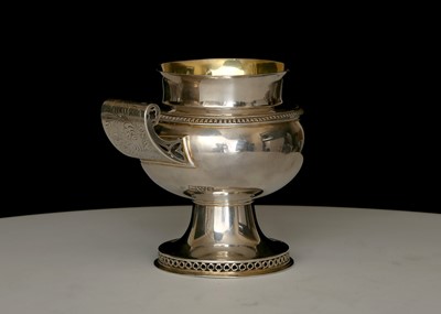 Lot 181 - Antique Edwardian Sterling Silver cup / dish...