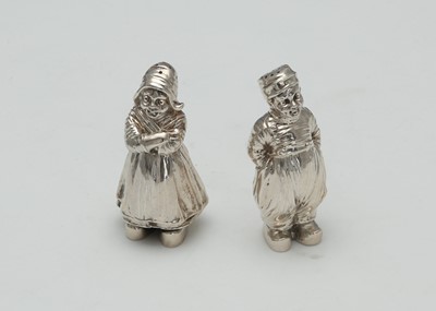 Lot 188 - A pair of Antique Sterling Silver novelty...