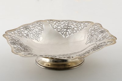 Lot 356 - Antique George V Sterling Silver comport dish...