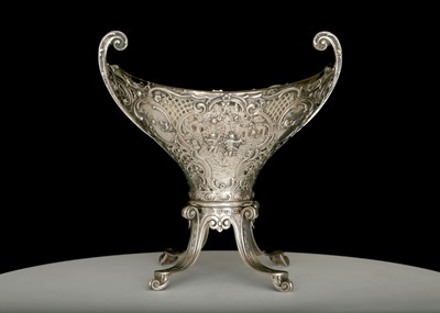 Lot 332 - Antique German Silver centrepiece / footed...