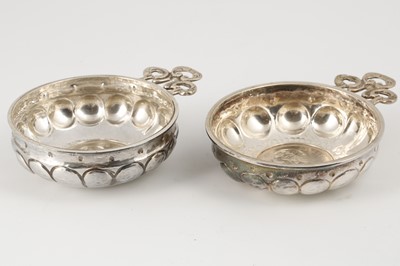 Lot 238 - Pair of Spanish Arts & Crafts Silver wine...