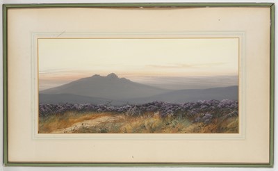 Lot 471 - B. Graham, 'A Highland Moor'. Watercolour and...