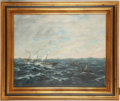 Lot 474 - Follower of Thomas Sommerseales 1842-1927. Oil...