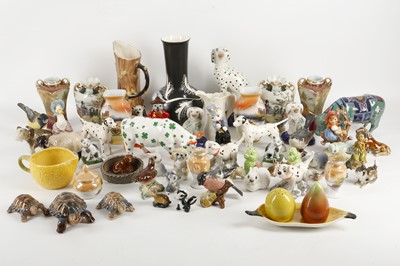 Lot 446 - A large mixed collection of animal figures by...