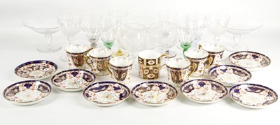 Lot 458 - A 19th century set of Imari pattern coffee...