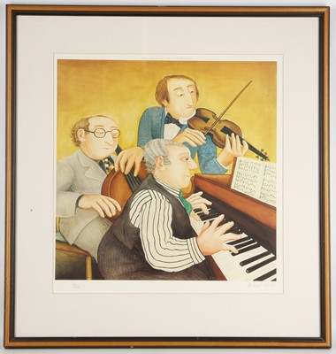 Lot 532 - Beryl Cook, British, 'Musicians', limited...