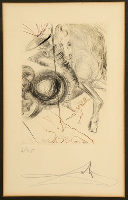 Lot 183 - SALVADOR DALI ( Spanish 1904-1989), etching in...