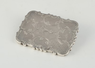 Lot 5 - Boxed Antique Victorian Sterling Silver card...