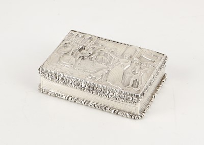 Lot 19 - ANTIQUE ENGLISH SILVER BOX, OVER 100 YEARS OLD,...