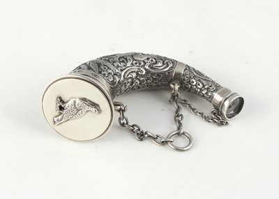 Lot 25 - Antique Victorian Sterling Silver novelty...