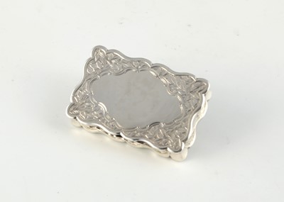 Lot 15 - Antique Victorian Sterling Silver snuff box by...