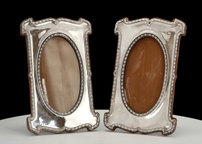 Lot 120 - Pair of Antique Edwardian Sterling Silver...
