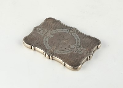 Lot 4 - Antique 19th Century Continental Silver card...