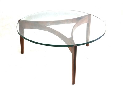 Lot 213 - A 1960s DANISH COFFEE TABLE, DESIGNED BY SVEN...