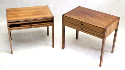 Lot 218 - A 1960s ROSEWOOD SIDE TABLE DESIGNED BY ROBERT...