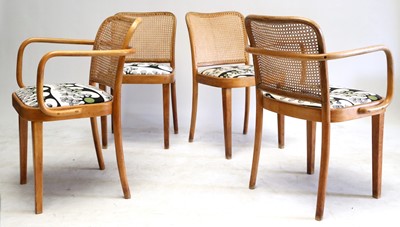 Lot 295 - A SET OF FOUR 1920s BENTWOOD 'PRAGUE CHAIRS',...