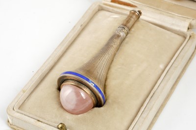 Lot 98 - Antique Austrian Silver gilt bell pull / cord...