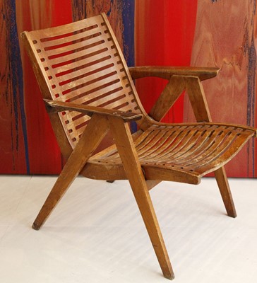 Lot 296 - A 1960s BENT PLYWOOD 'REX' LOUNGE CHAIR,...